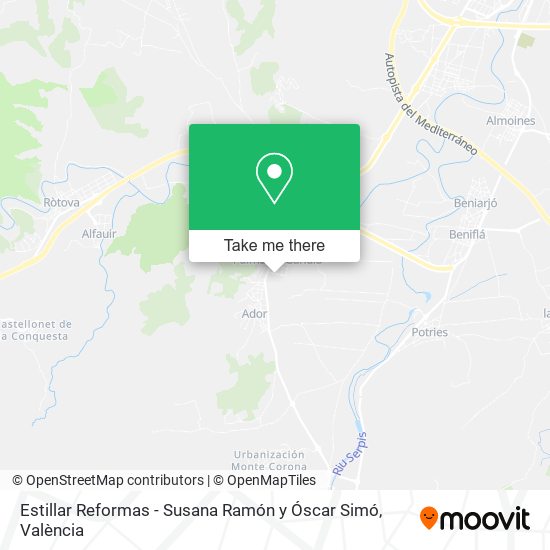 Estillar Reformas - Susana Ramón y Óscar Simó map