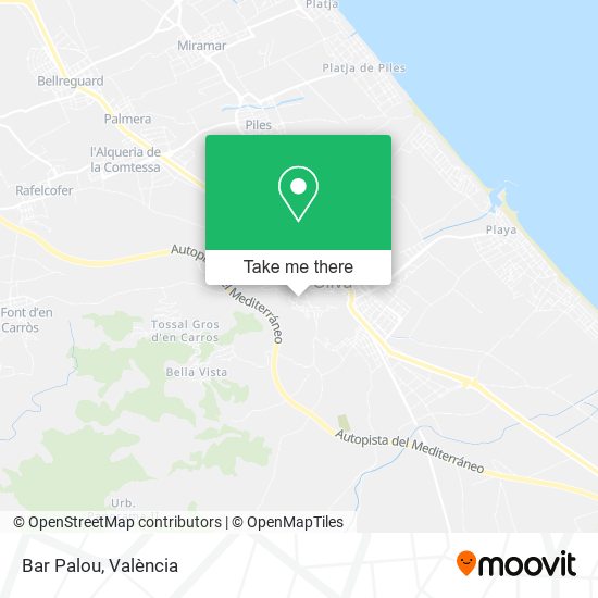 Bar Palou map