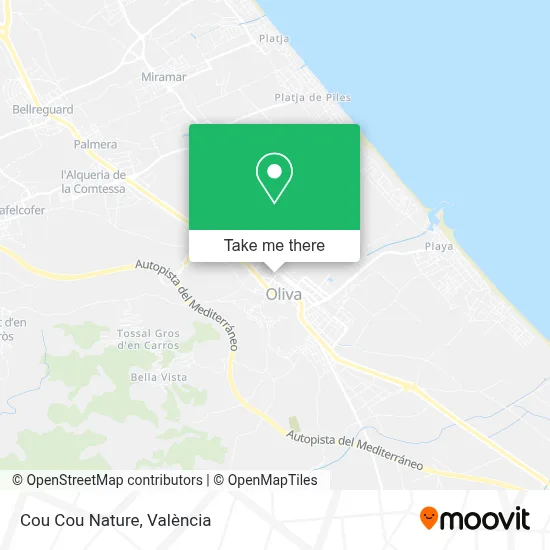 Cou Cou Nature map