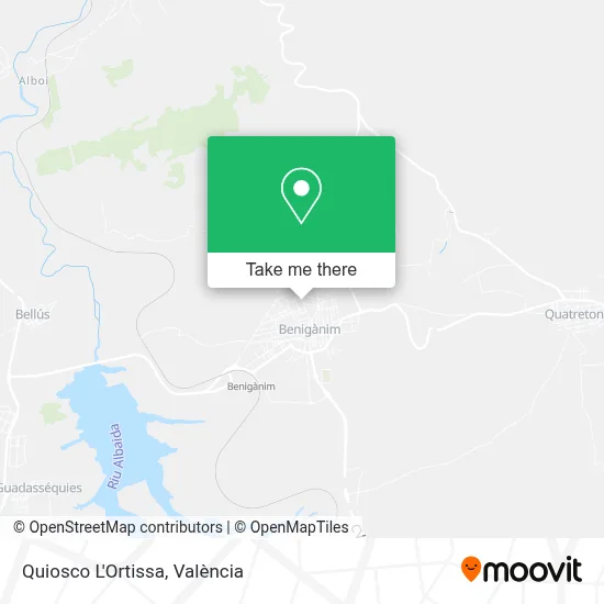 Quiosco L'Ortissa map