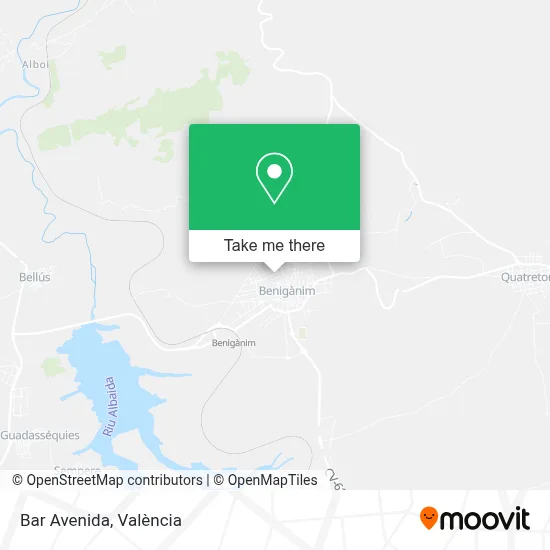 Bar Avenida map
