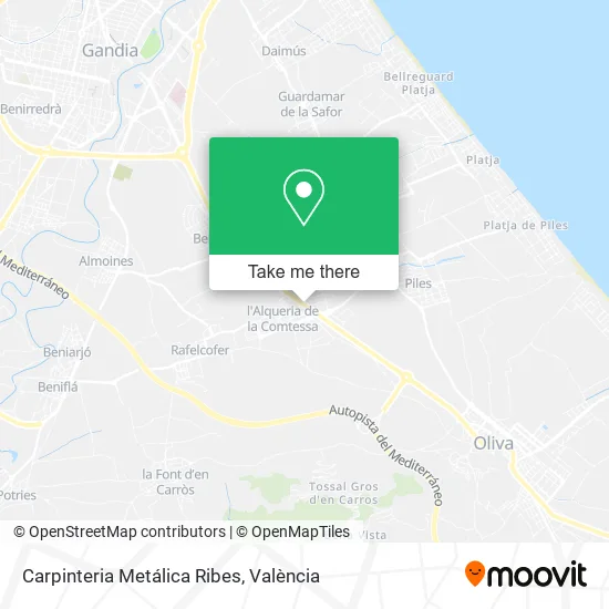 Carpinteria Metálica Ribes map