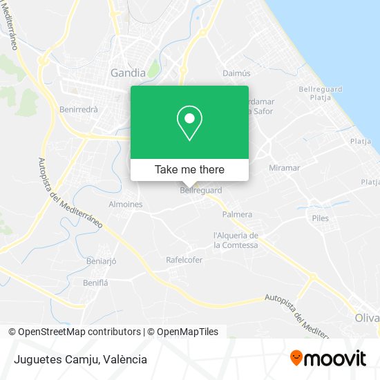 Juguetes Camju map