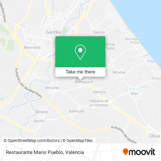 Restaurante Mario Pueblo map
