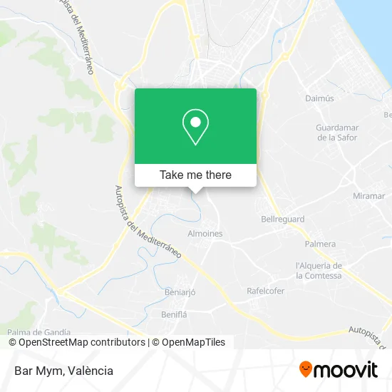 Bar Mym map