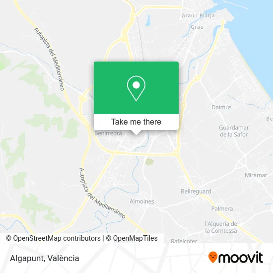 Algapunt map