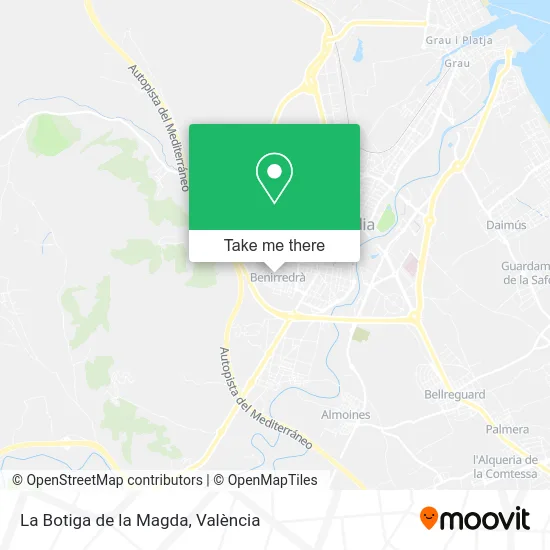 La Botiga de la Magda map
