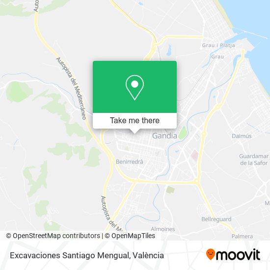 Excavaciones Santiago Mengual map