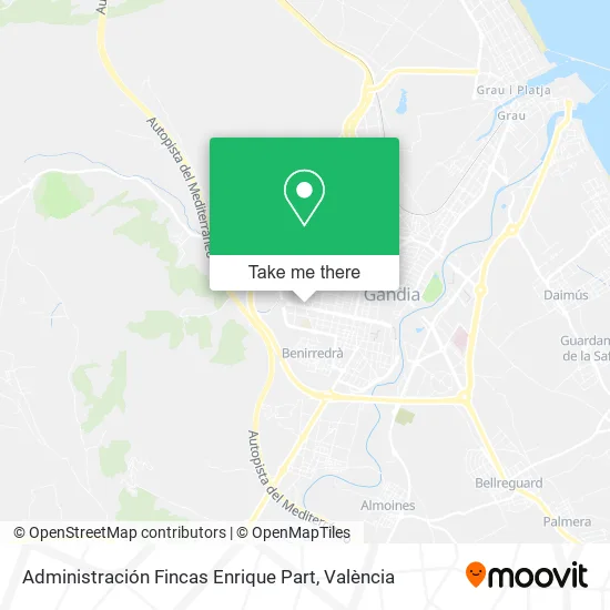 Administración Fincas Enrique Part map