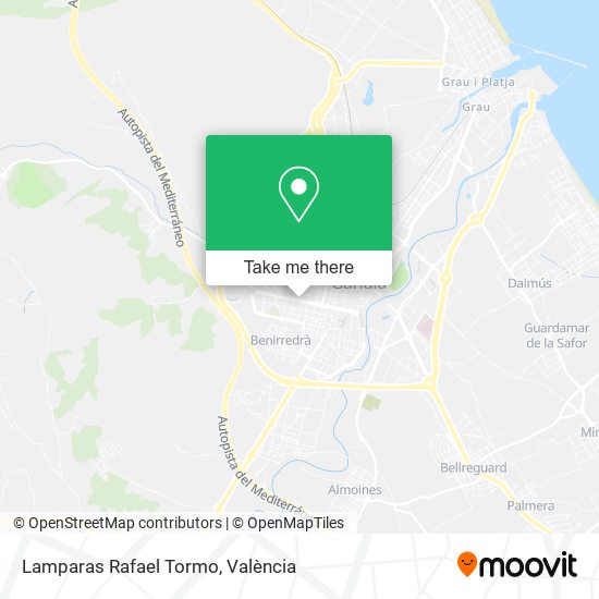 mapa Lamparas Rafael Tormo