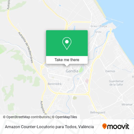 Amazon Counter-Locutorio para Todos map