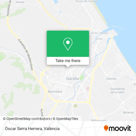 Óscar Serra Herrera map
