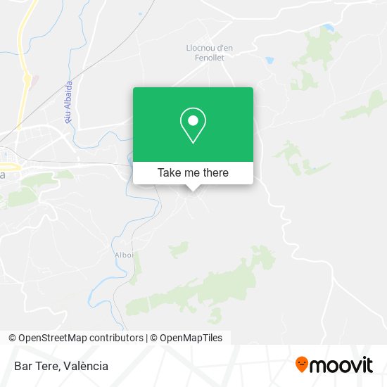 Bar Tere map