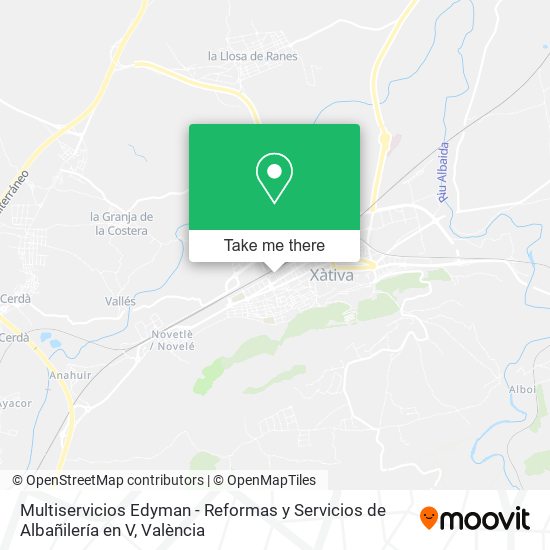 Multiservicios Edyman - Reformas y Servicios de Albañilería en V map