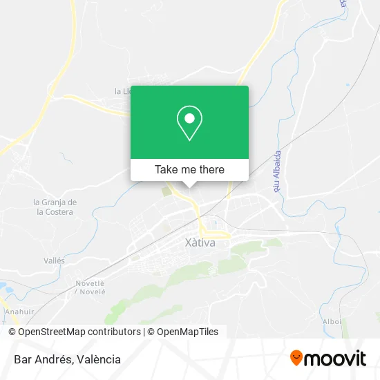 Bar Andrés map
