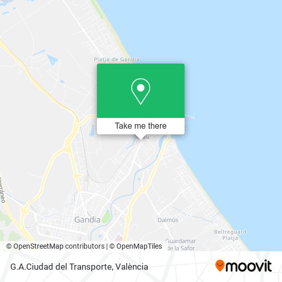G.A.Ciudad del Transporte map