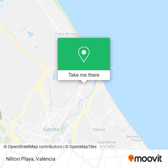 Nilton Playa map