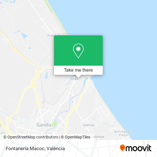Fontanería Macoc map