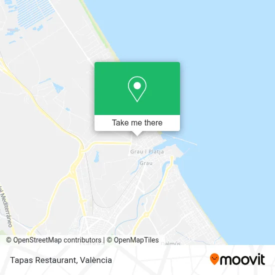 Restaurant Tapas map