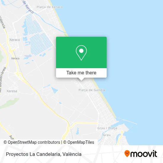 Proyectos La Candelaria map