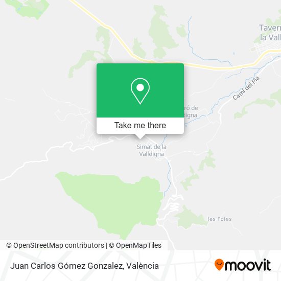 Juan Carlos Gómez Gonzalez map