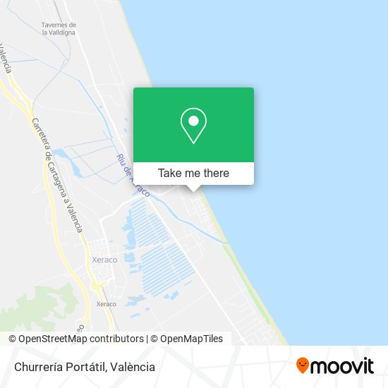 Churrería Portátil map