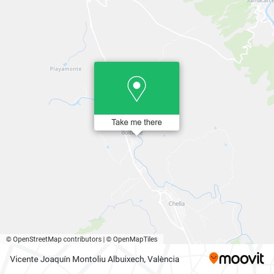 Vicente Joaquín Montoliu Albuixech map