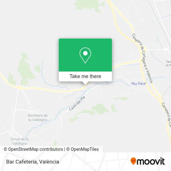 Bar Cafetería map