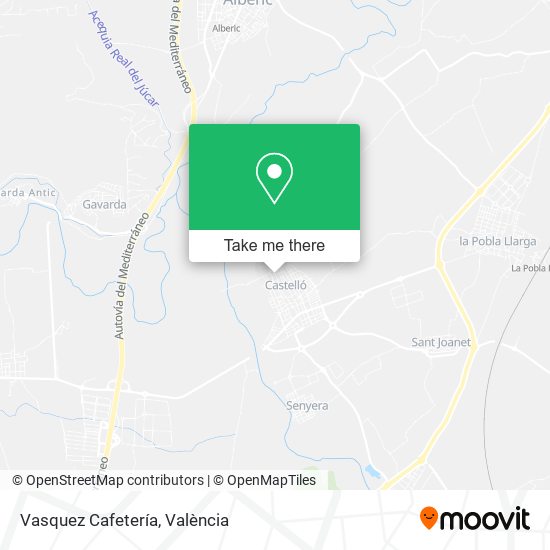 Vasquez Cafetería map