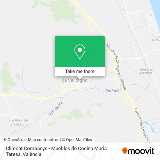 Climent Companys - Muebles de Cocina Maria Teresa map