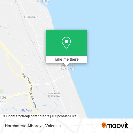 Horchatería Alboraya map
