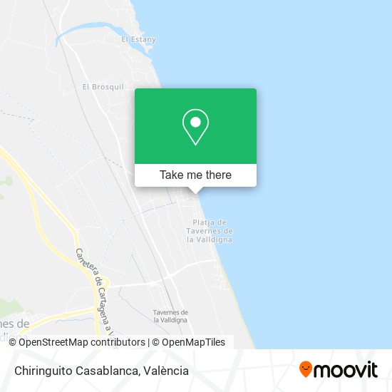 Chiringuito Casablanca map