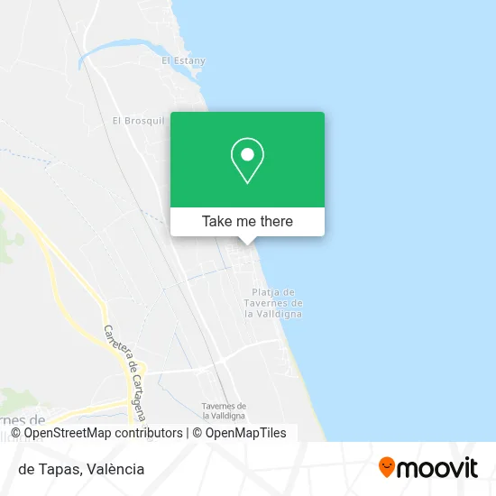 de Tapas map