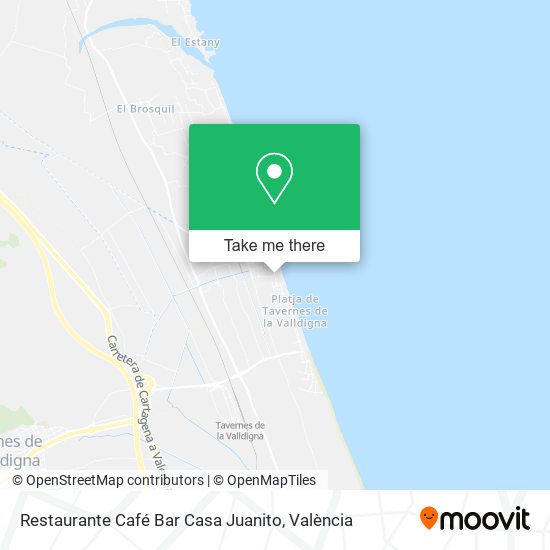 Restaurante Café Bar Casa Juanito map
