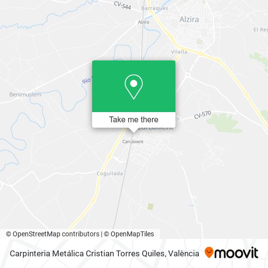 Carpinteria Metálica Cristian Torres Quiles map
