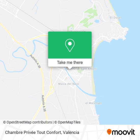 Chambre Privée Tout Confort map