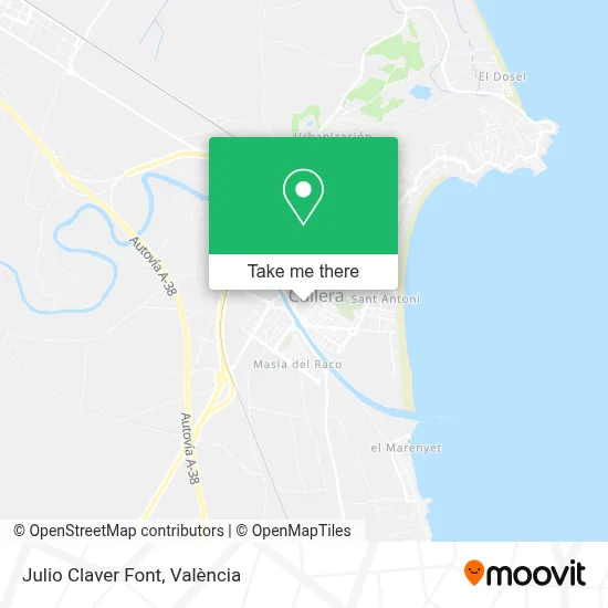 Julio Claver Font map