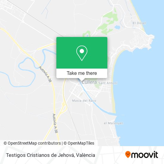Testigos Cristianos de Jehová map