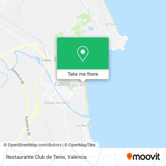Restaurante Club de Tenis map