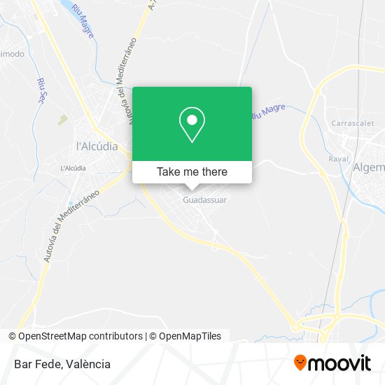 Bar Fede map