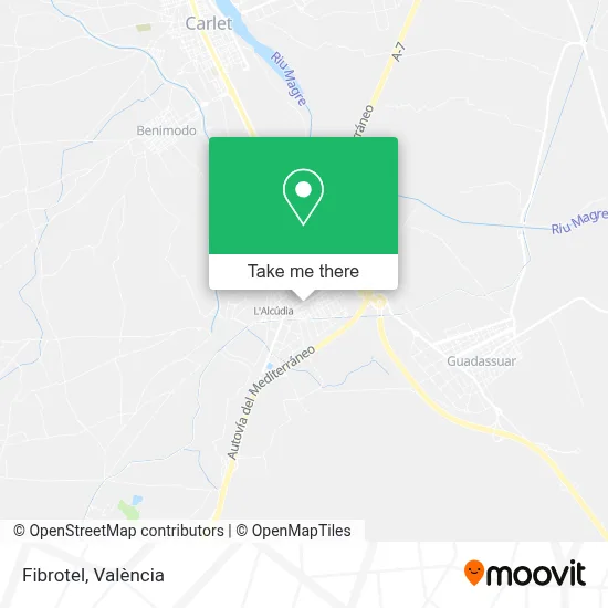 Fibrotel map