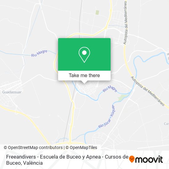 Freeandivers - Escuela de Buceo y Apnea - Cursos de Buceo map
