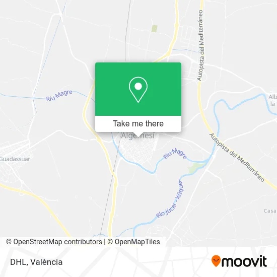DHL map