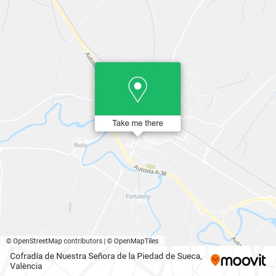 Cofradía de Nuestra Señora de la Piedad de Sueca map