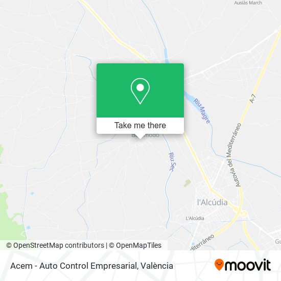 Acem - Auto Control Empresarial map