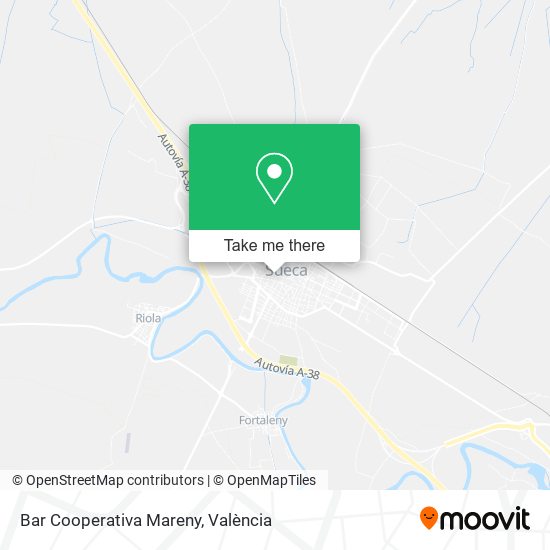 mapa Bar Cooperativa Mareny