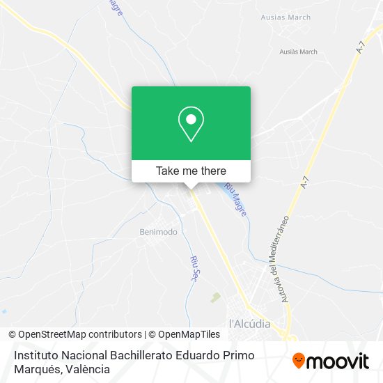 Instituto Nacional Bachillerato Eduardo Primo Marqués map