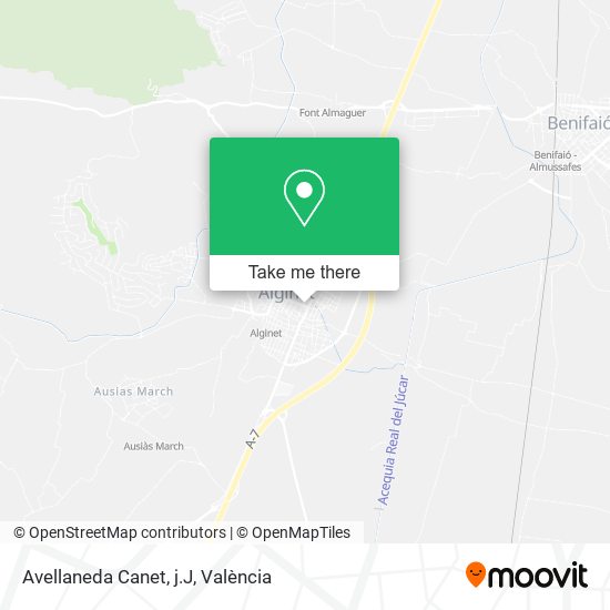 Avellaneda Canet, j.J map