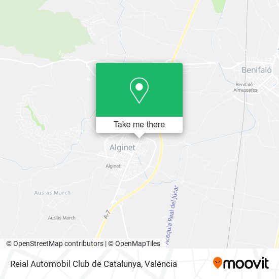 Reial Automobil Club de Catalunya map