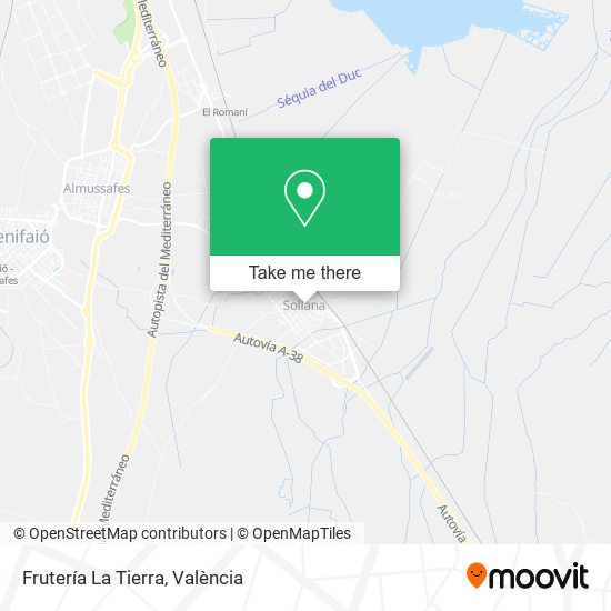 Frutería La Tierra map